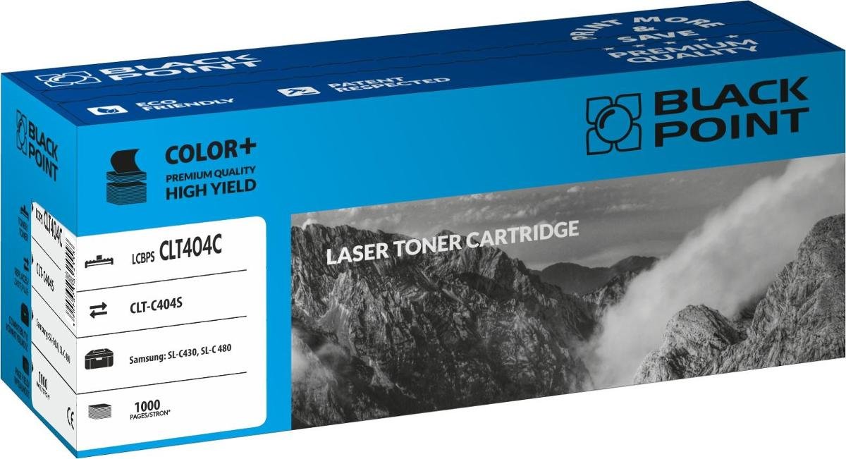 Black Point BlackPoint toner LCBPSCLT404C zastępuje Samsung CLT-C404S niebieski LCBPSCLT404C