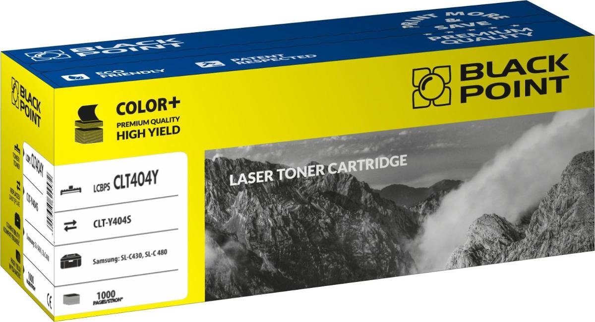 Black Point BlackPoint toner LCBPSCLT404Y zastępuje Samsung CLT-Y404S żółty LCBPSCLT404Y