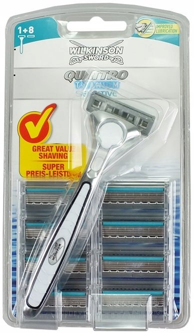 Фото - Бритва / лезо Quatro Wilkinson Sword Quattro Essential 4 maszynka do golenia Maszynka do goleni 