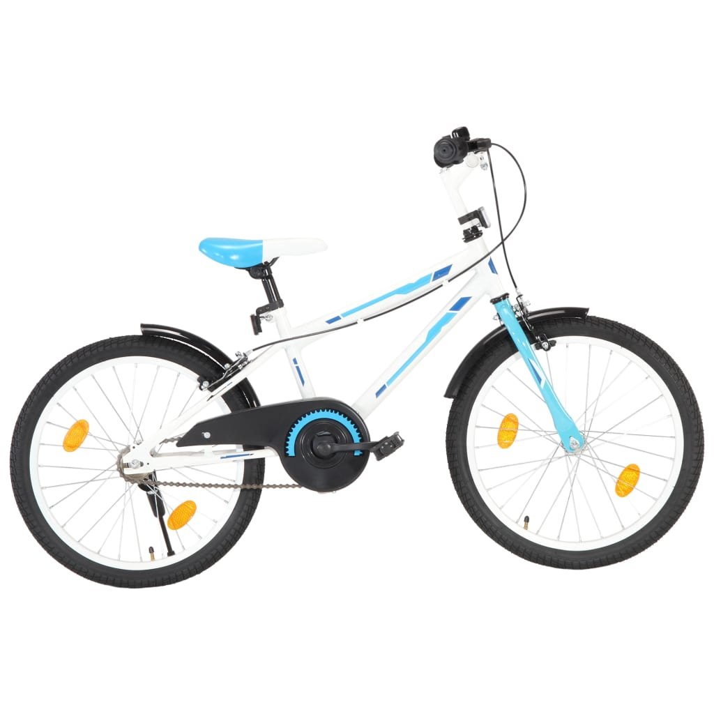 vidaXL Rower dla dzieci 20 cali Niebiesko-biały