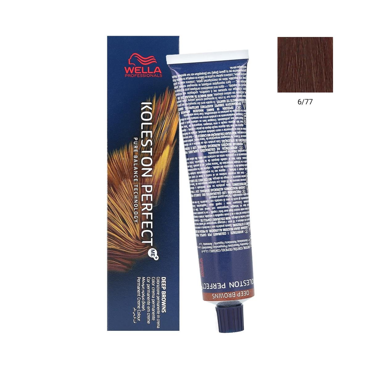 Wella Professionals Koleston Perfect Me+ 60ml Farba do włosów, Koleston Perfect Me - 6/77