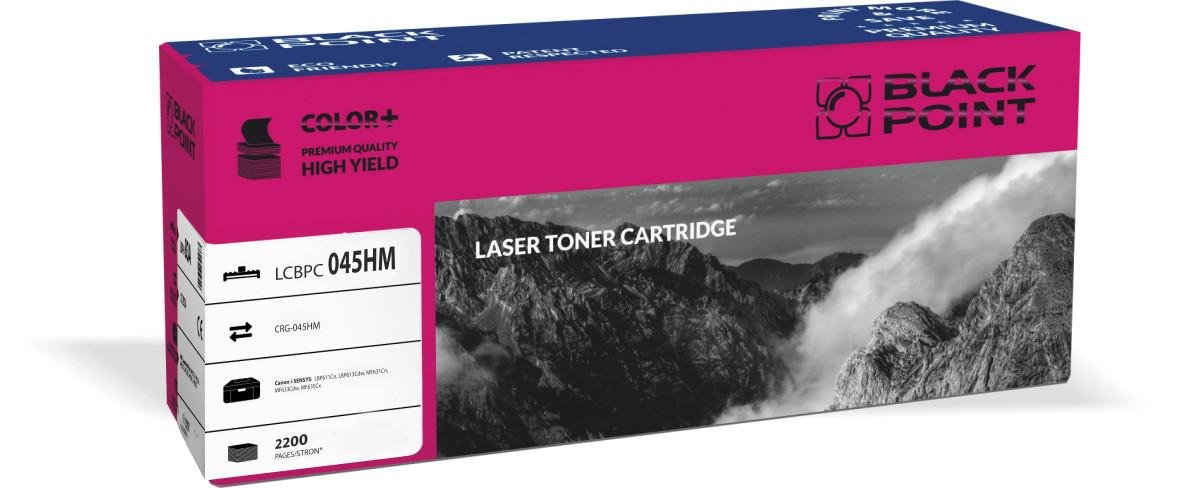 Black Point CRG-045HM MAGENTA toner zamiennik do Canon i-SENSYS: LBP611Cn, LBP613Cdw, MF631Cn, MF633Cdw, MF635Cx LCBPC045HM