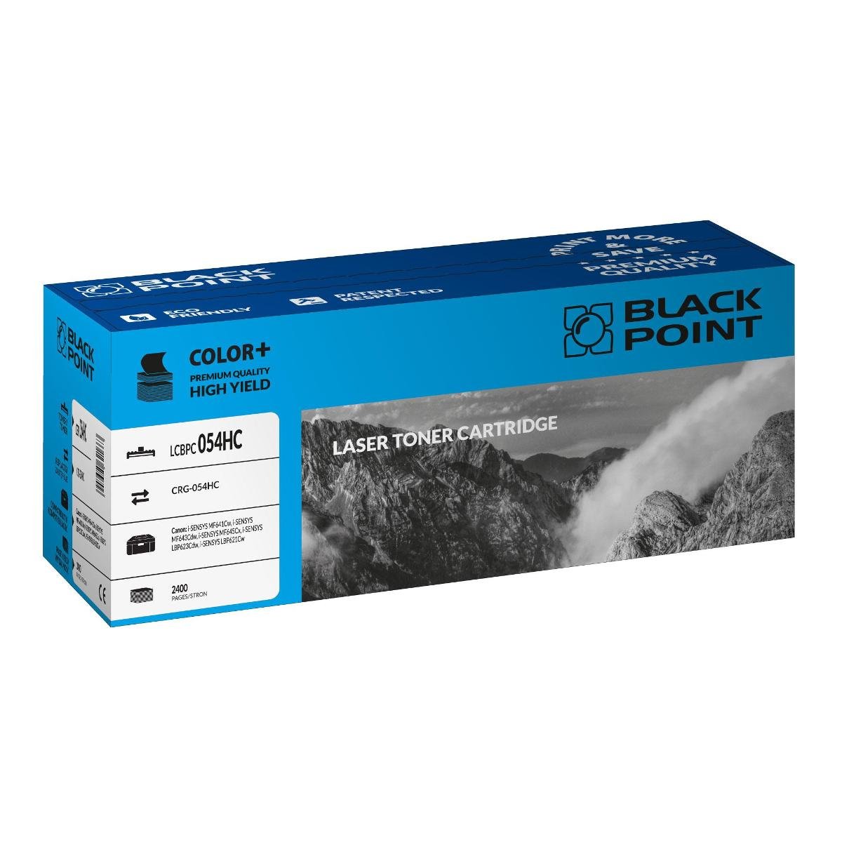 Black Point Toner zamienny dla LCBPC054HC Canon CRG-054HC na 3900 stron LCBPC054HC