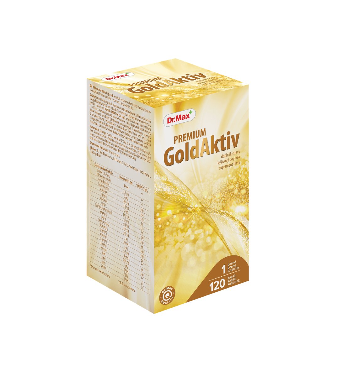 Goldaktiv Premium Dr.Max, suplement diety, 120 kapsułek