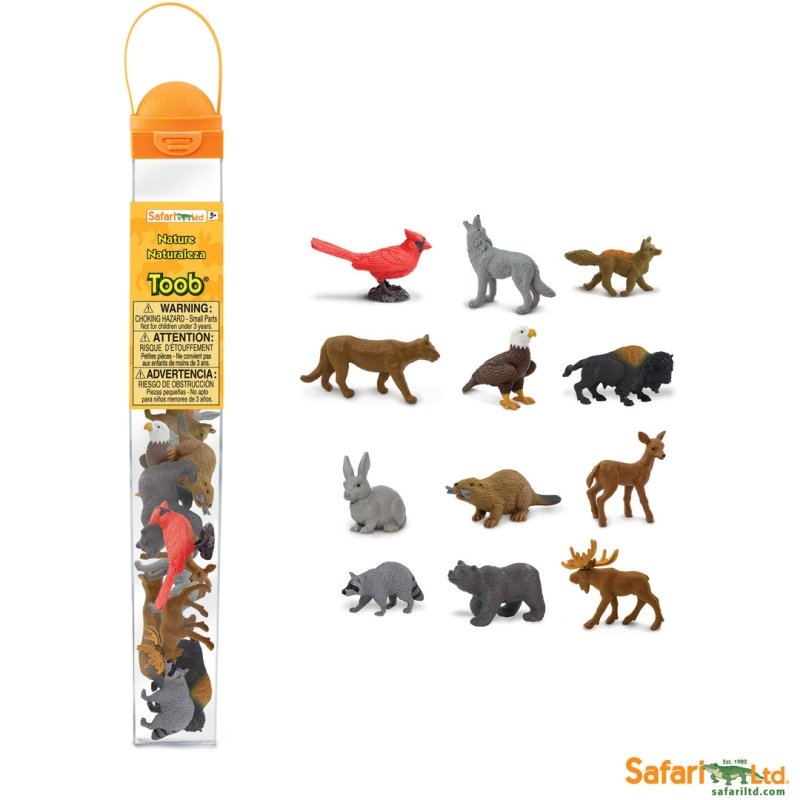 Safari 685804 zwierzęta natury 12 sztuk w tubie