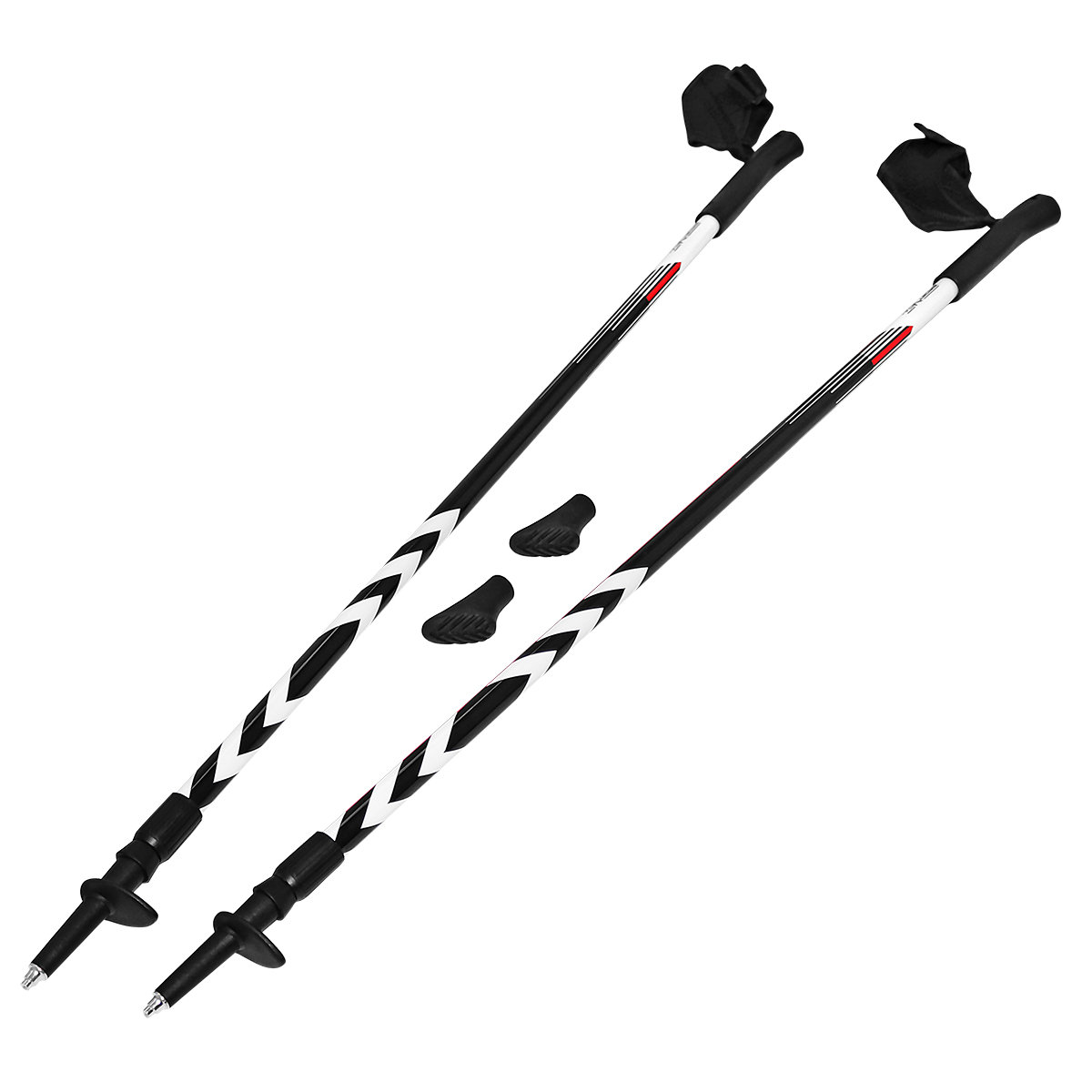 Kije Nordic Walking Zestaw 2 Lekkie Kijki Składane