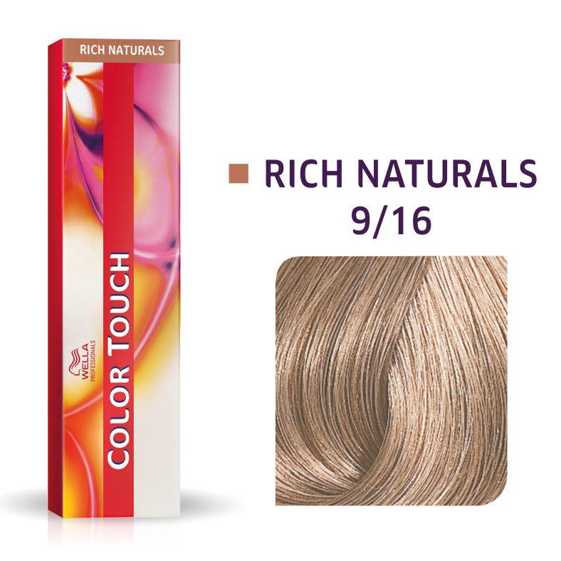 Wella WELLA Color Touch Krem Tonujacy bez Amoniaku 9/16 Popielato-Fioletowy Rozświetlony Blond