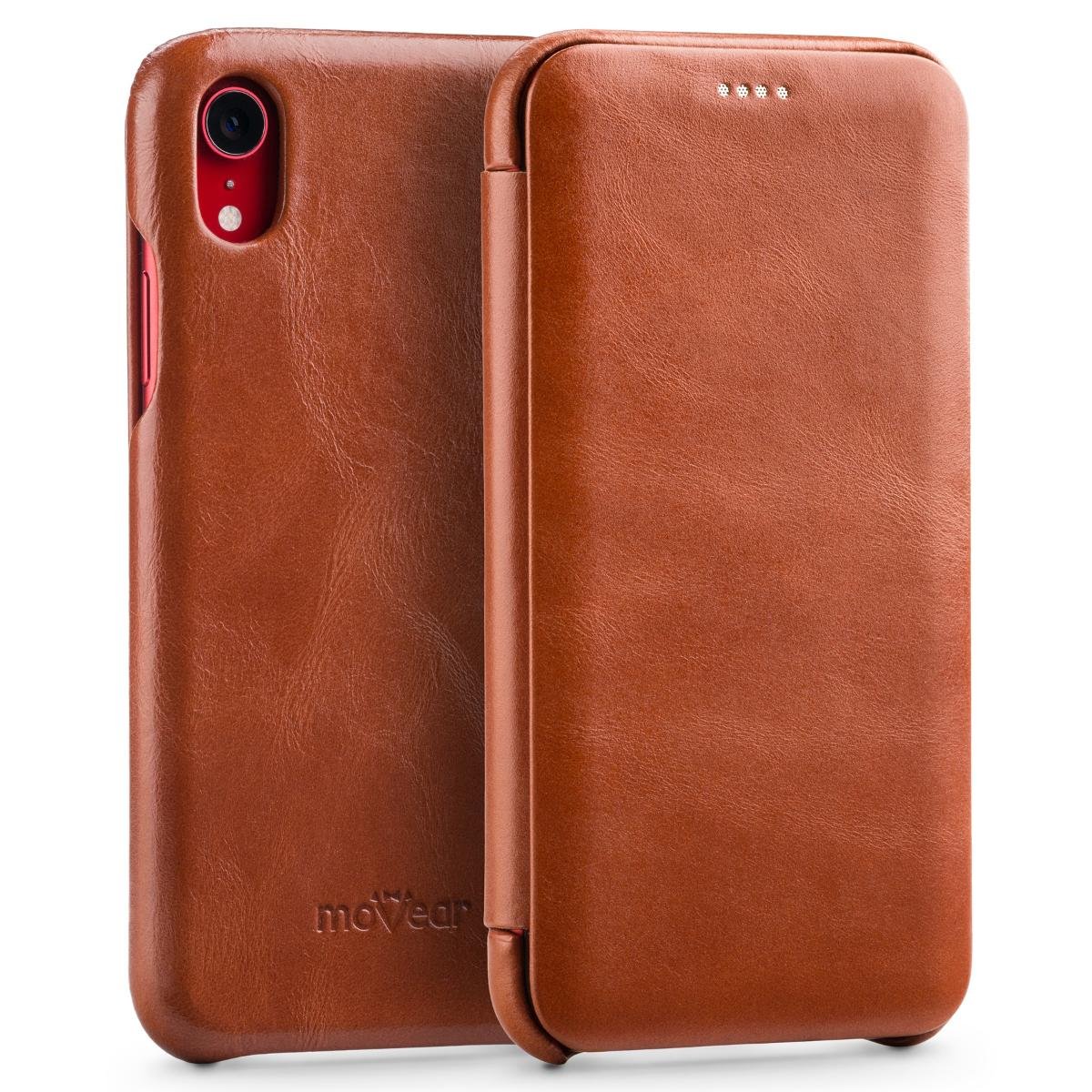 moVear flipSide S - Skórzane etui do Apple iPhone Xr (6.1