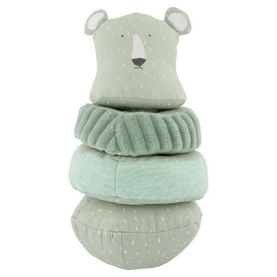 Trixie Baby Trixie Baby - Mr.polar Bear Wobbly Stacking Animal 25 x 18,5cm