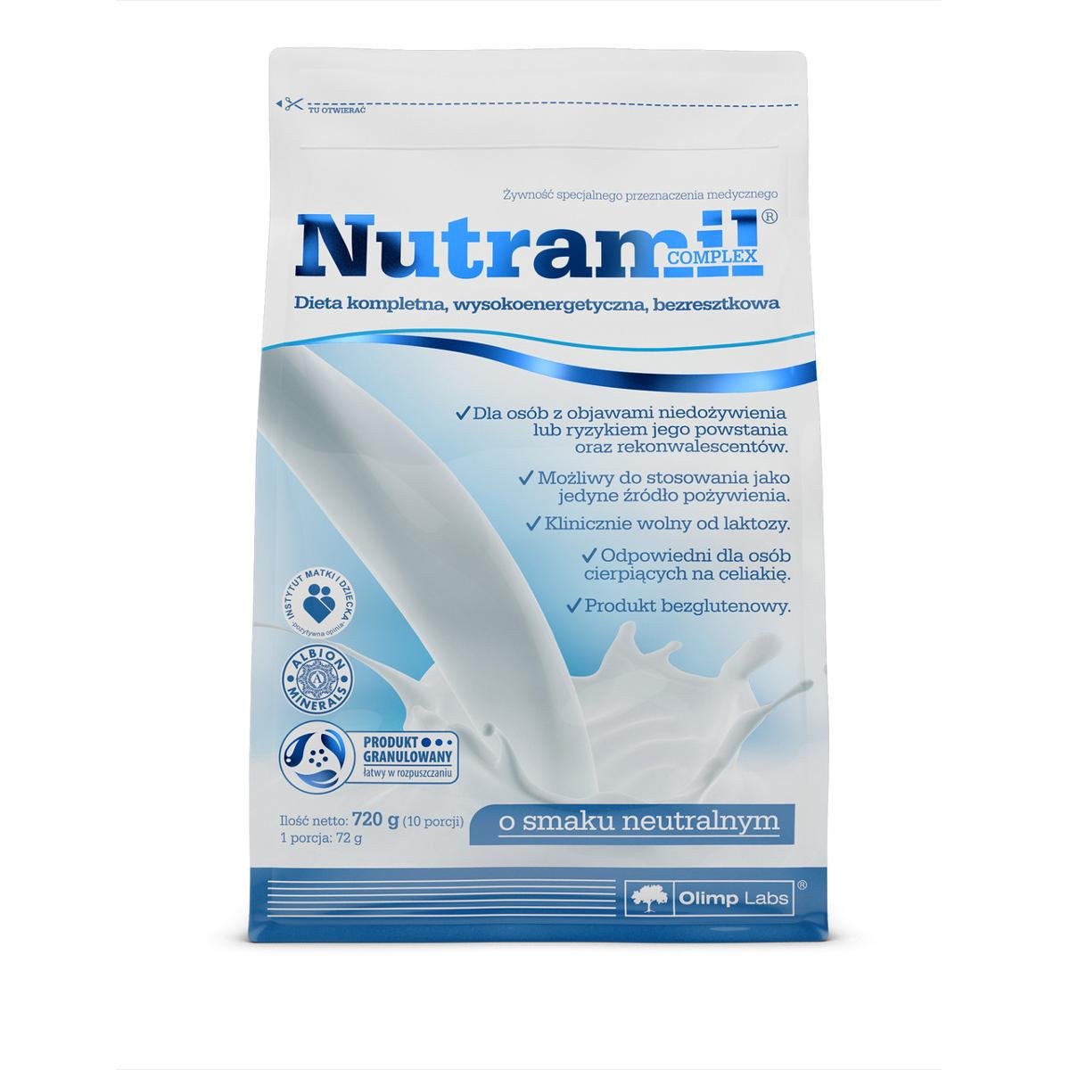 Olimp LABS nutramil complex 720 g smak neutralny