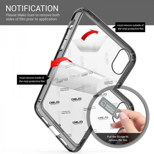 Obliq NAKED SHIELD ETUI OBUDOWA IPHONE X (CLEAR) OBIPXNS-01