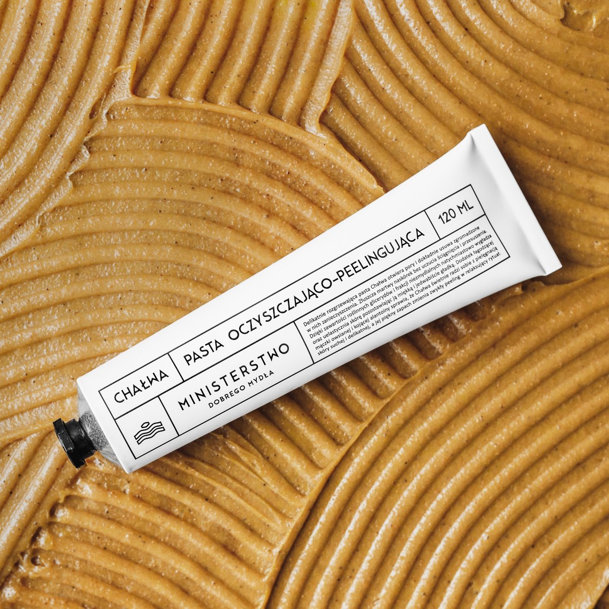 Ministerstwo Dobrego Mydła Peeling do twarzy - Chałwa 120ml Ministerstwo Dobrego Mydła