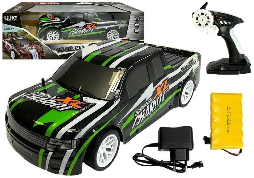 LEANToys Auto Zdalnie Sterowane R/C Pick Up 15-20 km/h Zielone 5811