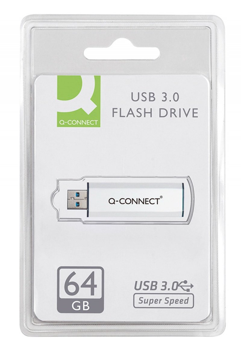 Q-Connect Nośnik pamięci USB 3. 0, 64GB (PBSKF16371)
