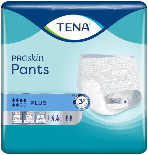 SCA Tena Pants Proskin Plus, extra large 120-160 cm, majtki chłonne, 12 sztuk |  od 119,99 zł! 9094606