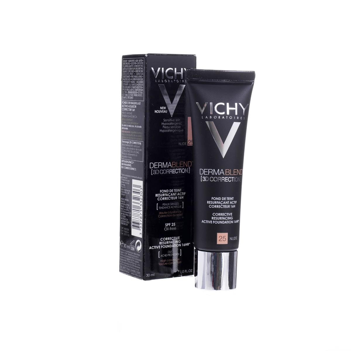 Vichy DERMABLEND Podkład wyrównujący korekta 3D 25 30 ml + Pędzelek GRATIS ! 7061332