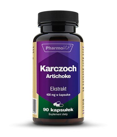 Pharmovit Karczoch Artichoke ekstrakt 400mg 90 kapsułek PharmoVit