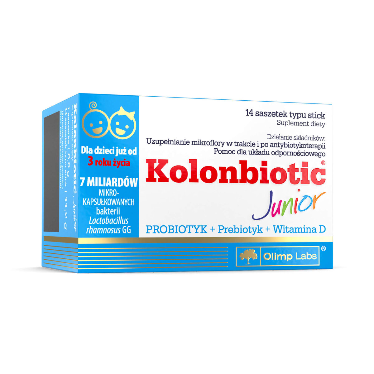 Olimp LABS Kolonbiotic Junior x 14 saszetek typu stick | DARMOWA DOSTAWA OD 149 PLN!