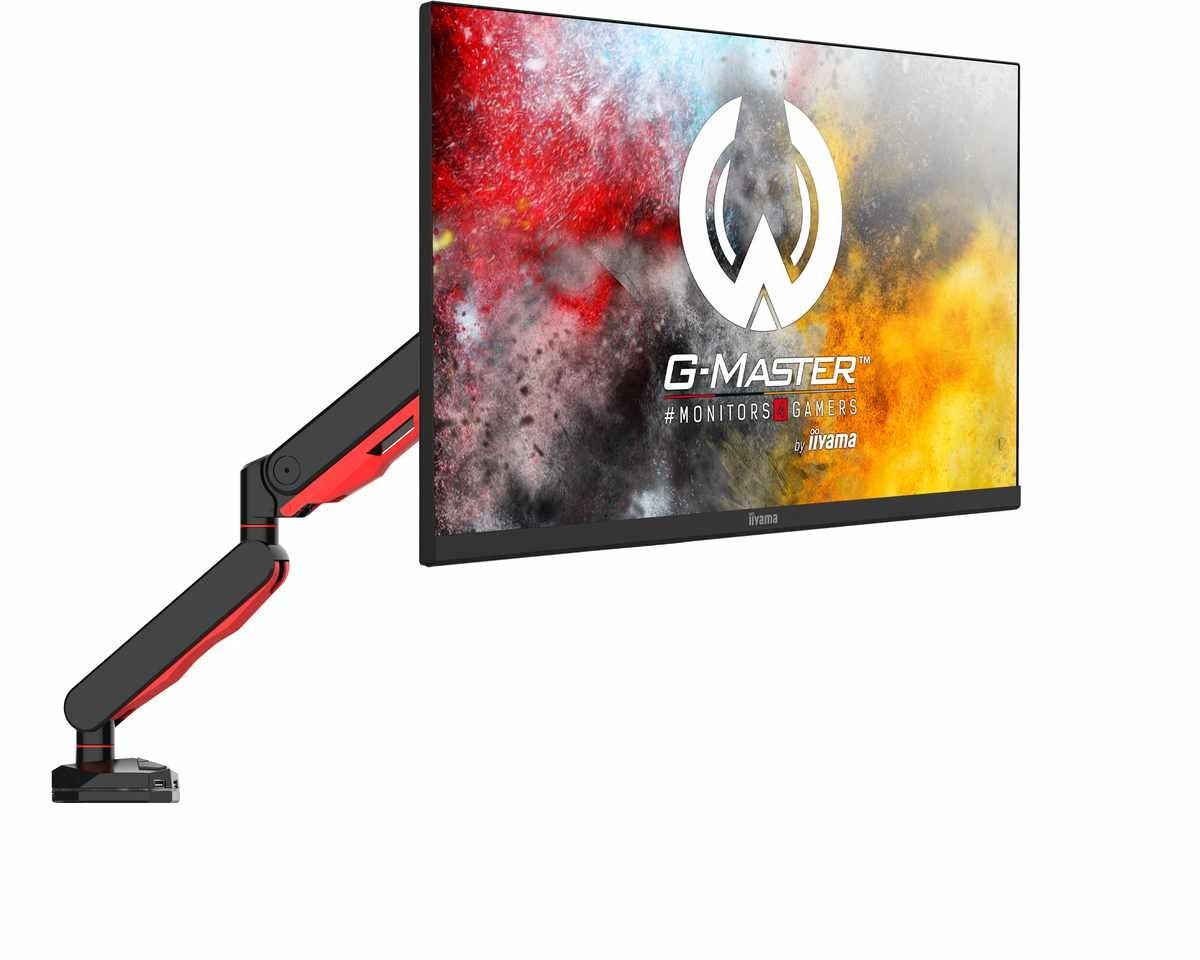 iiyama Uchwyt gamingowy na 1 monitor ze sprężyną gazową DSG3001C-R1 +  GRATIS !! AUTORYZOWANY SKLEP DSG3001C-R1