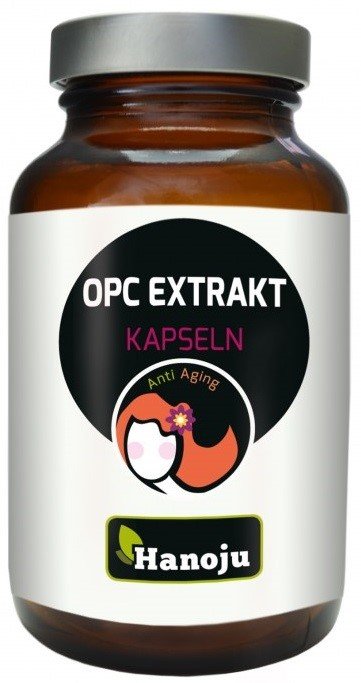 HANOJU OPC ekstrakt z pestek winogron 400mg 300 kapsułek 0688-370BE