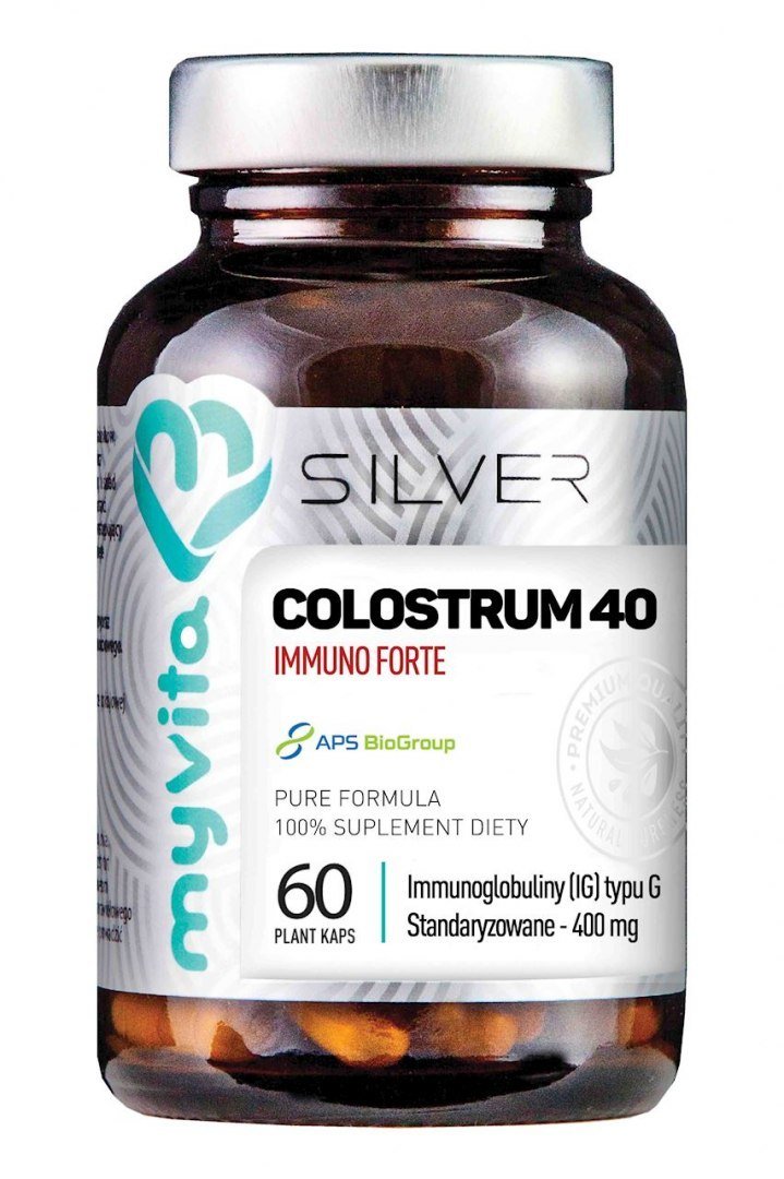 MyVita SILVER Colostrum 40/400mg 60 kap