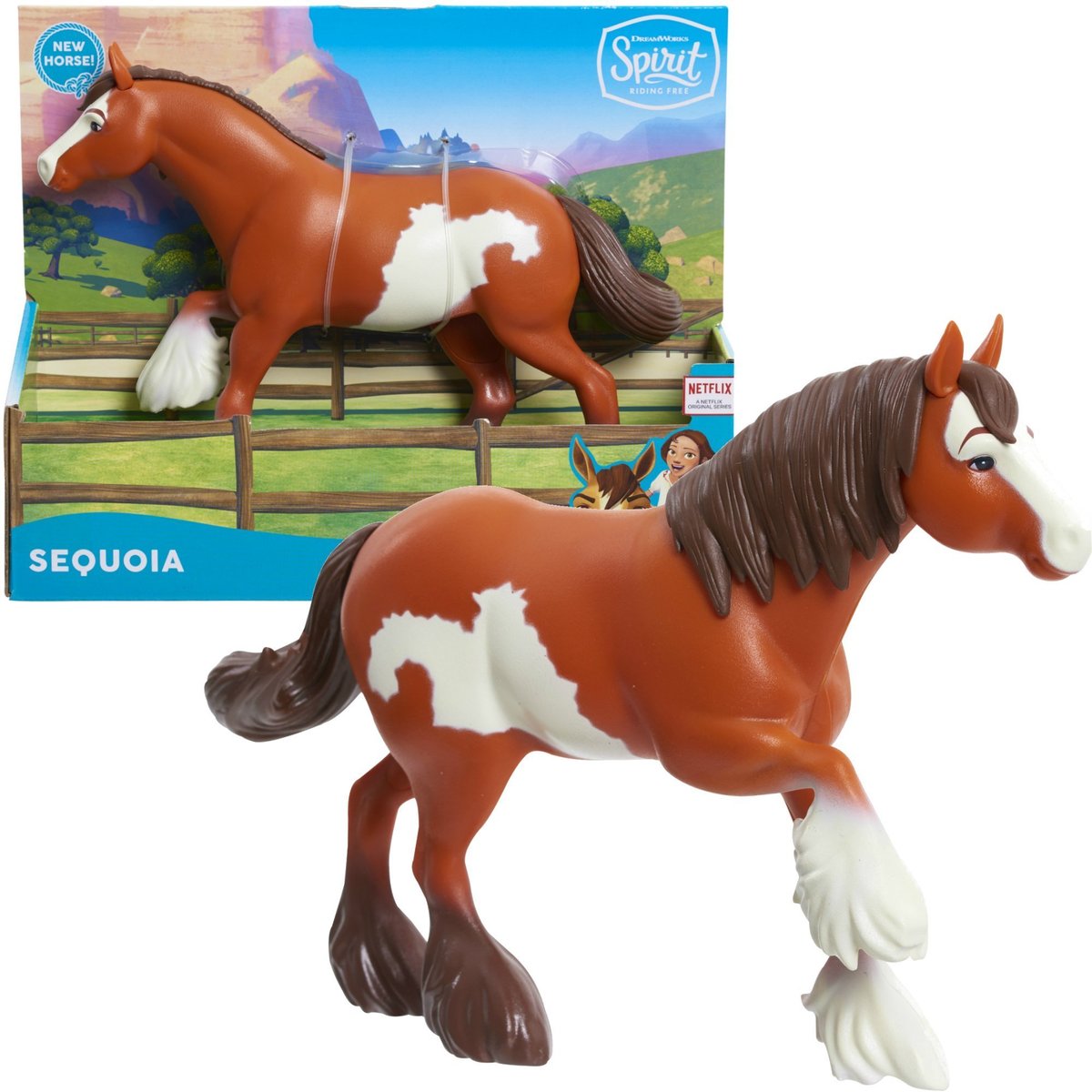 Just Play Spirit Mustang Duch wolności figurka konia - Sequoia 39377