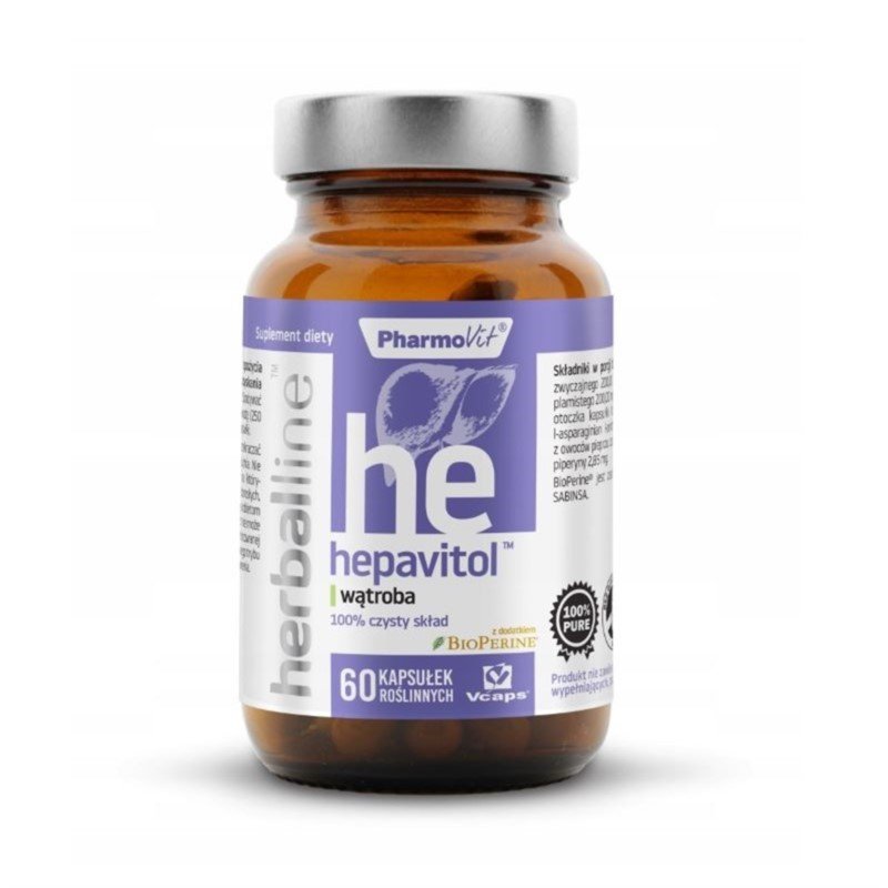 PharmoVit HerbalLine Hepavitol wątroba 60kaps