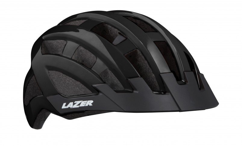 Lazer Compact kask rowerowy czarny połysk