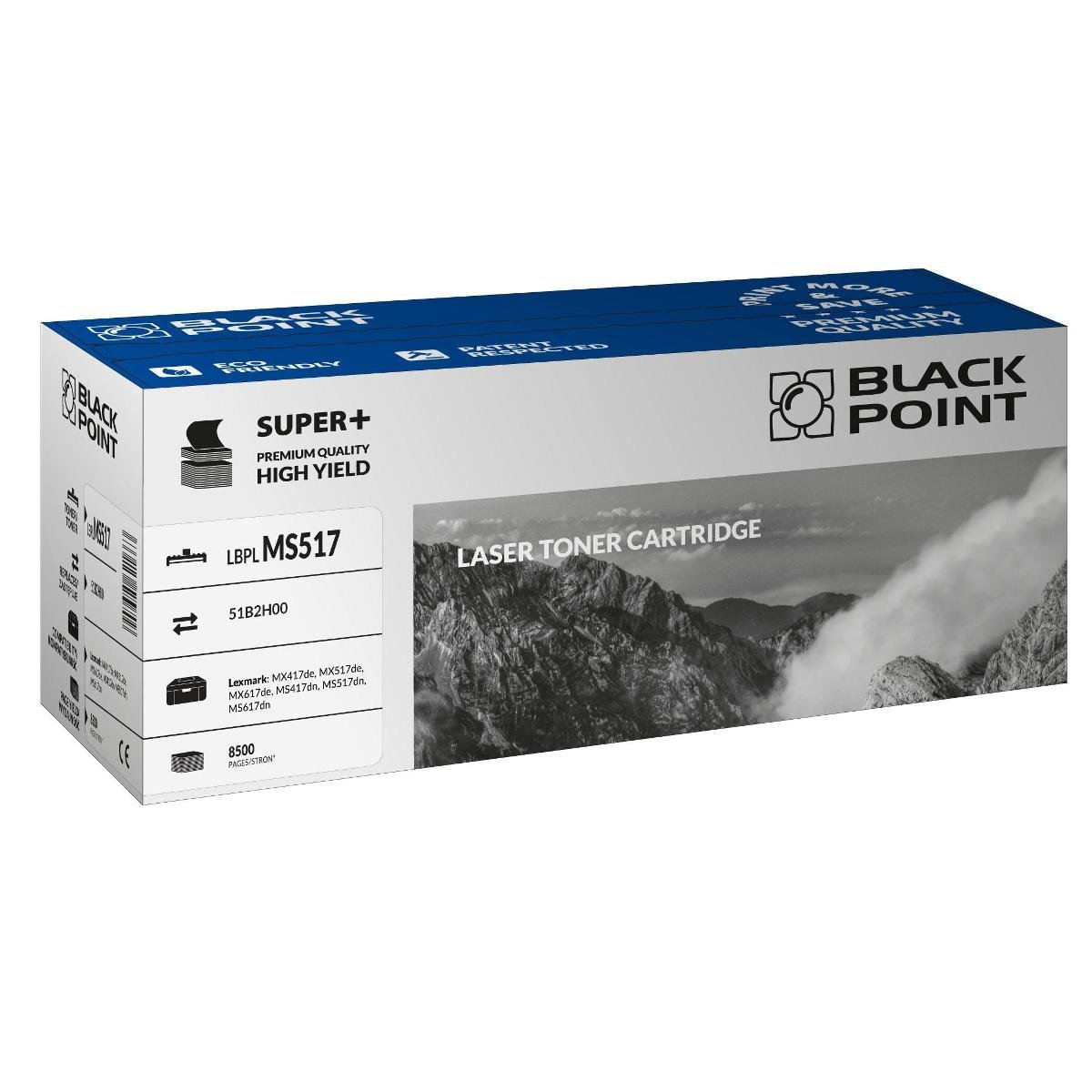 Black Point Toner zamienny dla LBPLMS517 Lexmark 51B2H00 czarny na 8500 stron