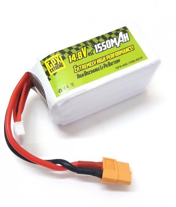 GPX Extreme 1550mAh 14.8V 45C Extreme