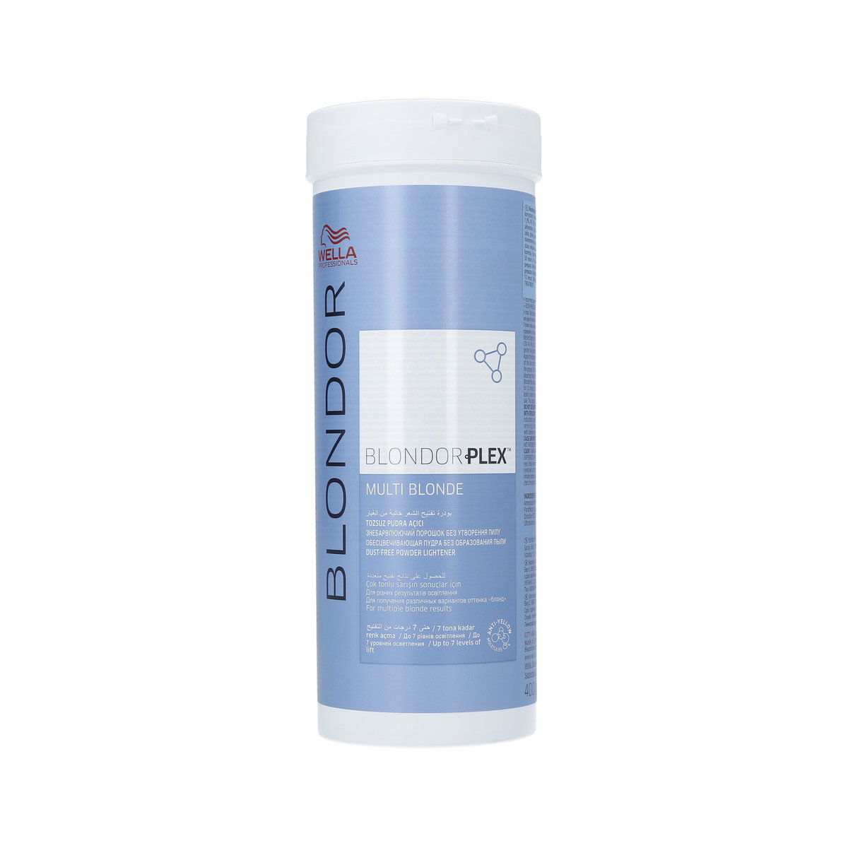 Wella Blondor Plex Multi Blonde regenerujący rozjaśniacz bezpyłowy w proszku, 400g