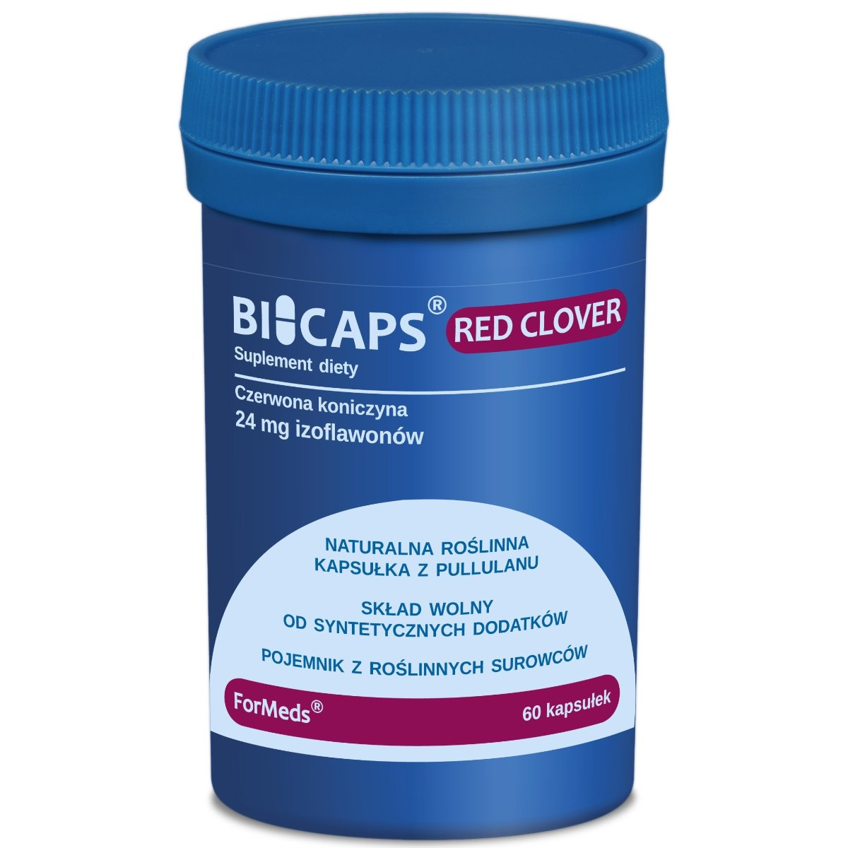 ForMeds Bicaps Czerwona Koniczyna Red Clover 300mg 60 Kapsułek -