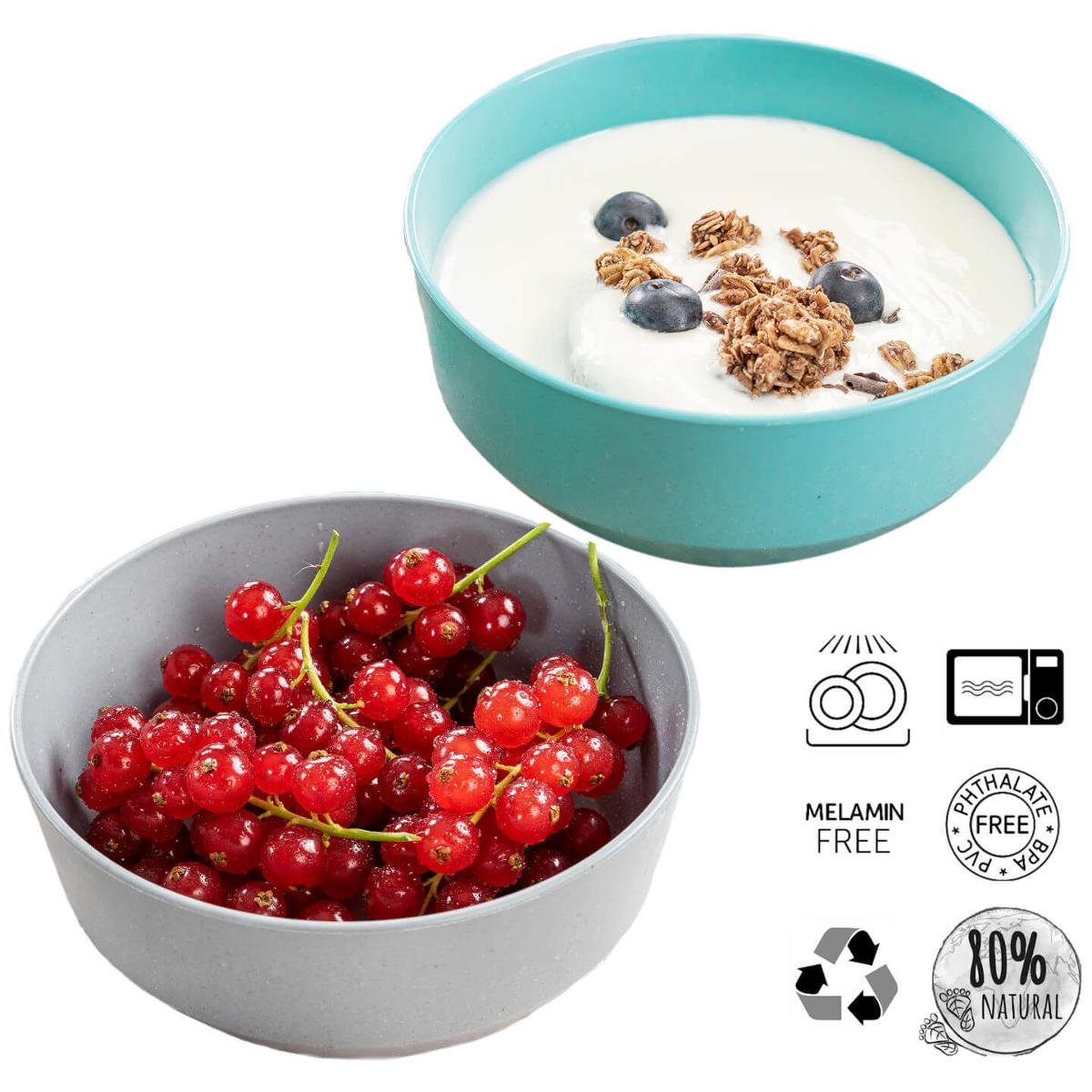Reer, Miseczka dla dzieci eco, BPA PVC free, 2 szt.