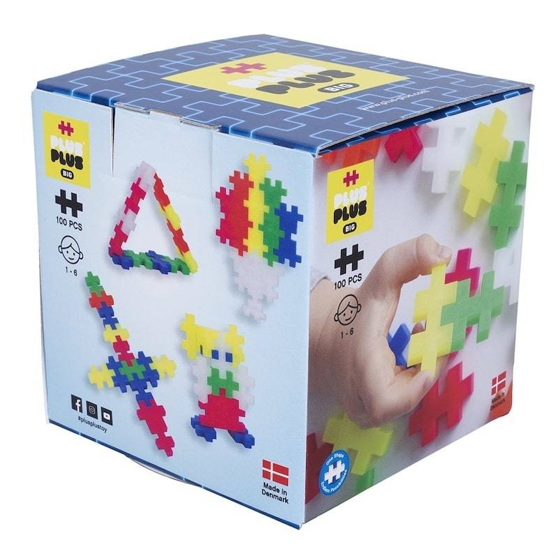 Plus Plus Plus-Plus, Midi Neon- 100 szt. mokopico-1714-0