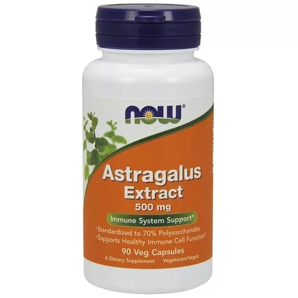 Now® Foods NOW Astragalus Extract (Kozinec), 500 mg, 90 veg. kapsułki