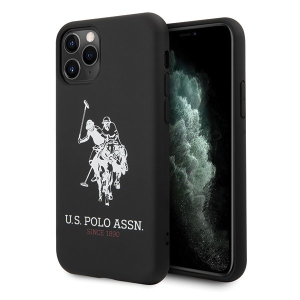 Фото - Чохол US Polo ASSN US Polo USHCN65SLHRBK iPhone 11 Pro Max czarny/black Silicone Collection 
