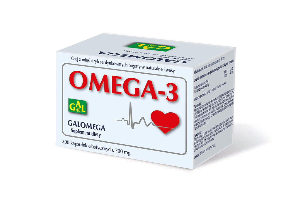 GAL Galomega Omega-3 300 kapsułek Długi termin ważności! 6794432