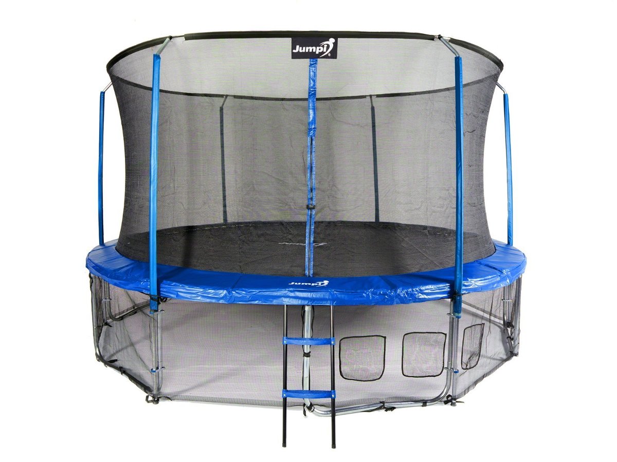 Jumpi Trampolina Ogrodowa 435cm/14FT Niebieska Maxy Comfort TRMAXY14FTNIEB