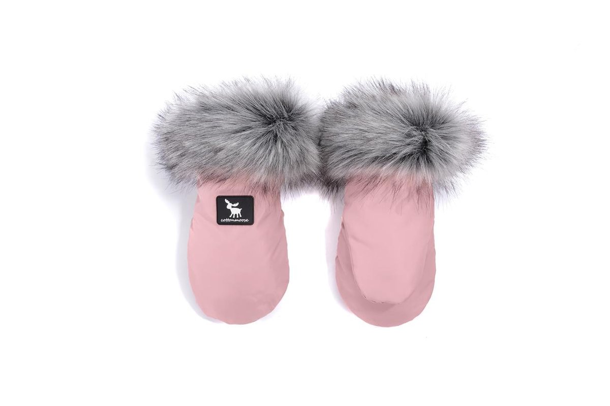 CottonMoose rękawice do wózka pink