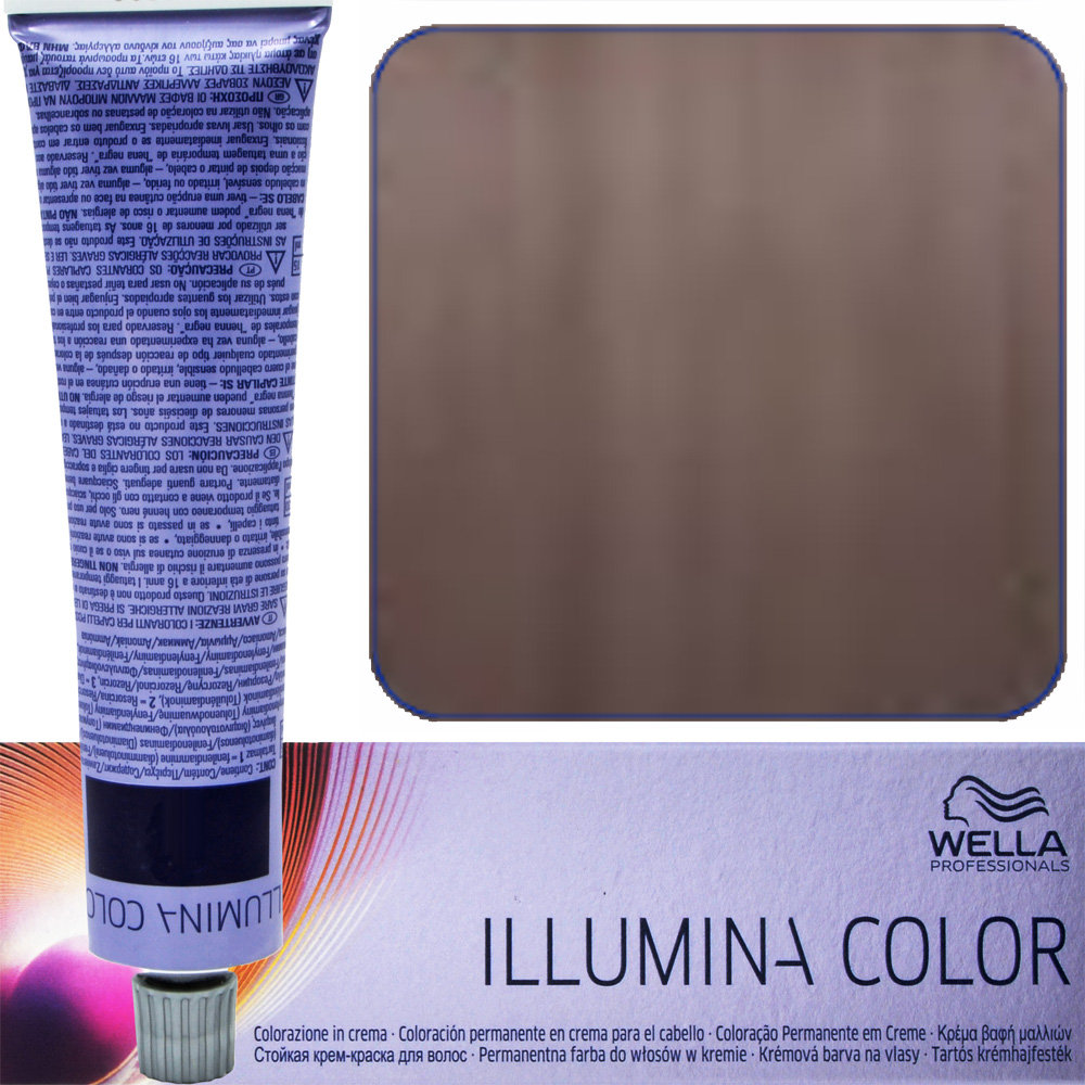 Wella Illumina Color Farba do włosów 6/16 Ciemny blond popielato-opalizujący 60 ml