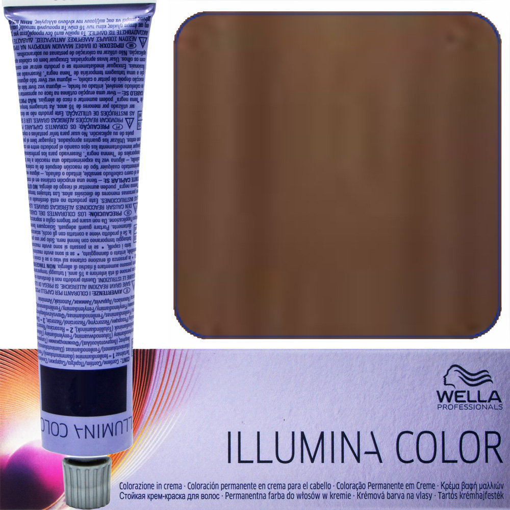 Wella Illumina Color Farba do włosów 7/7 Średni blond brązowy 60 ml