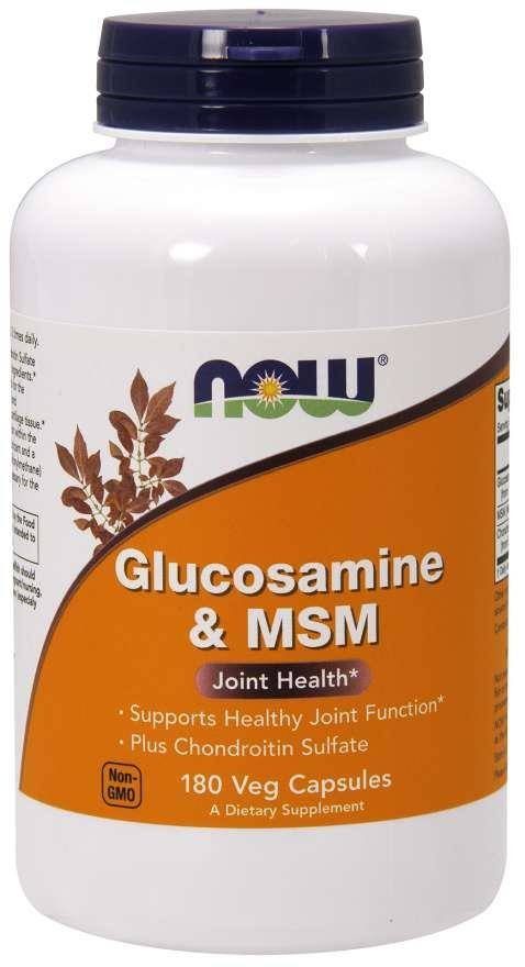 Now Foods Glukozamina z MSM (180 kaps.)