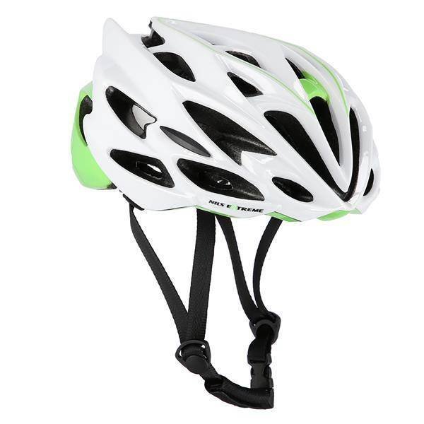 Nils EXTREME MTW58 BIAŁO-ZIELONY ROZM. XL (60-62 cm) KASK EXTREME 16-70-041