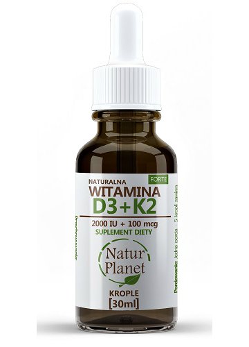 NATUR PLANET NATUR PLANET Witamina D3 + K2MK7 FORTE 30 ml