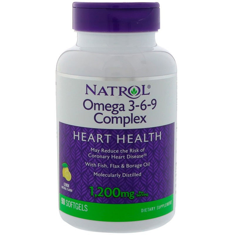 Natrol Omega 3-6-9 Complex 1,200mg 90caps