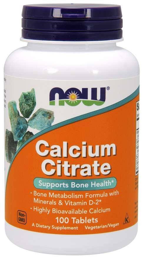 Now Foods Foods Calcium Citrate - Cytrynian Wapnia (100 tabl.)
