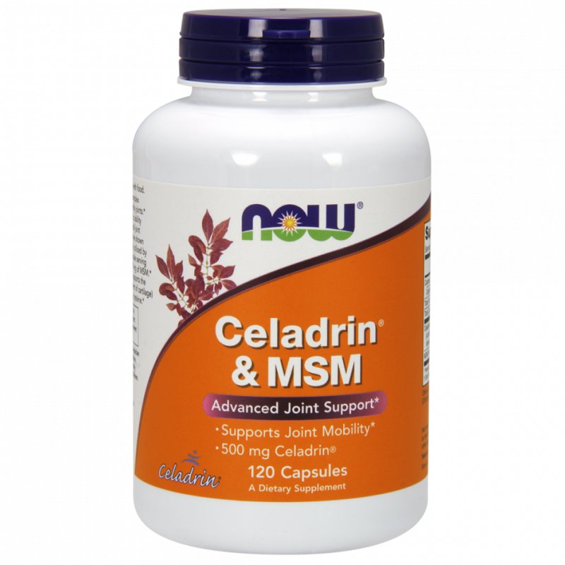 Now Foods Celadrin 500 mg i MSM 100 mg (120 kaps.)