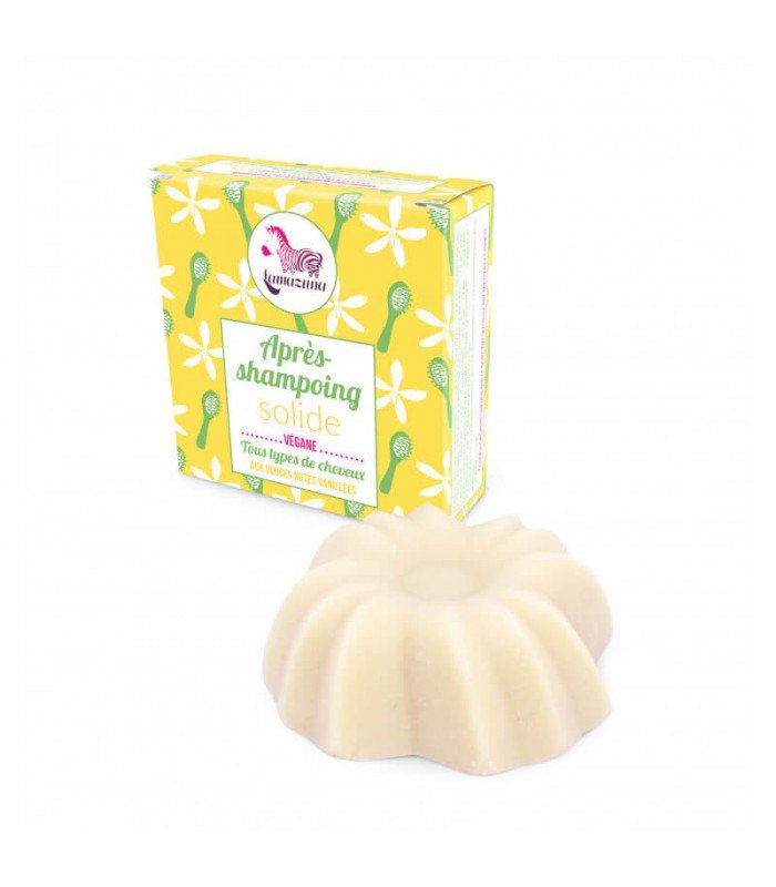 Odżywka do włosów w kostce o delikatnym, waniliowym zapachu, 75 ml, Lamazuna