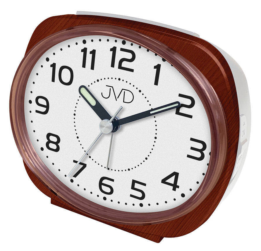 JVD Budzik SRP001.4 z płynącym sekundnikiem uniwersalny 10588-uniw