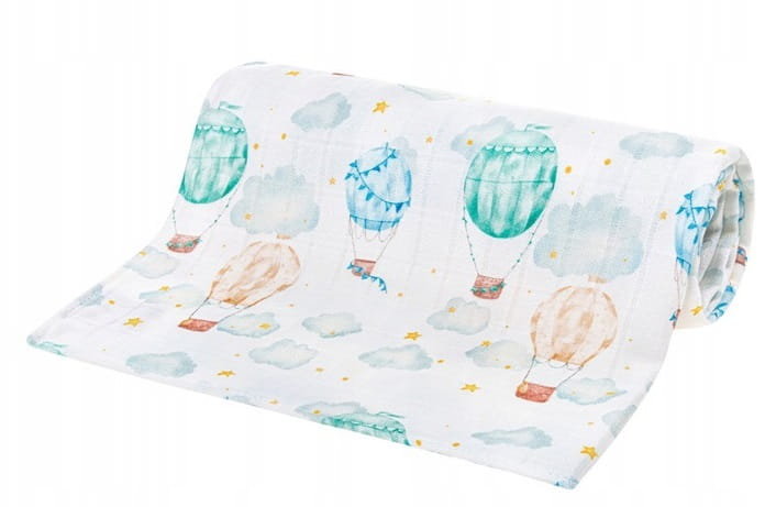 Bocioland pieluszka bambusowa 120/120 Balony